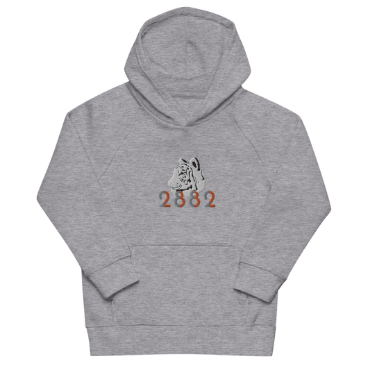 2882Sport Tropics Of OZ Embroidered Tiger Kids Eco hoodie