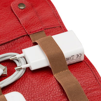 Salida Travel Pouch and Premium Leather Cable Organizer
