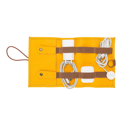 Salida Travel Pouch and Premium Leather Cable Organizer