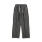 Men's Elastic Waist Loose Straight Drooping Mop Pants