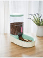 Automatic Pet Food and Water Dispenser Set
