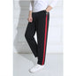 Unisex New Pants Casual Sweatpants Striped Bastic Trousers Pants Men Joggers Simple Work Pants