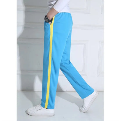 Unisex New Pants Casual Sweatpants Striped Bastic Trousers Pants Men Joggers Simple Work Pants