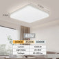 Modern LED Ceiling Lamp 18-48W Flush Mount 3000K-6000K Daylight Home Lighting for Bedroom Living Room Kitchen Hallway