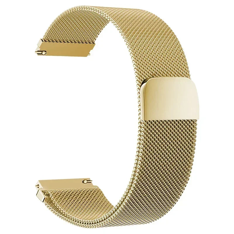 20mm/22mm Milanese band For Amazfit GTS/2/2e/3/4/GTS2 Mini/GTR 47mm/GTR2/3/4/Pro stratos Metal Bracelet Amazfit bip 3 pro strap