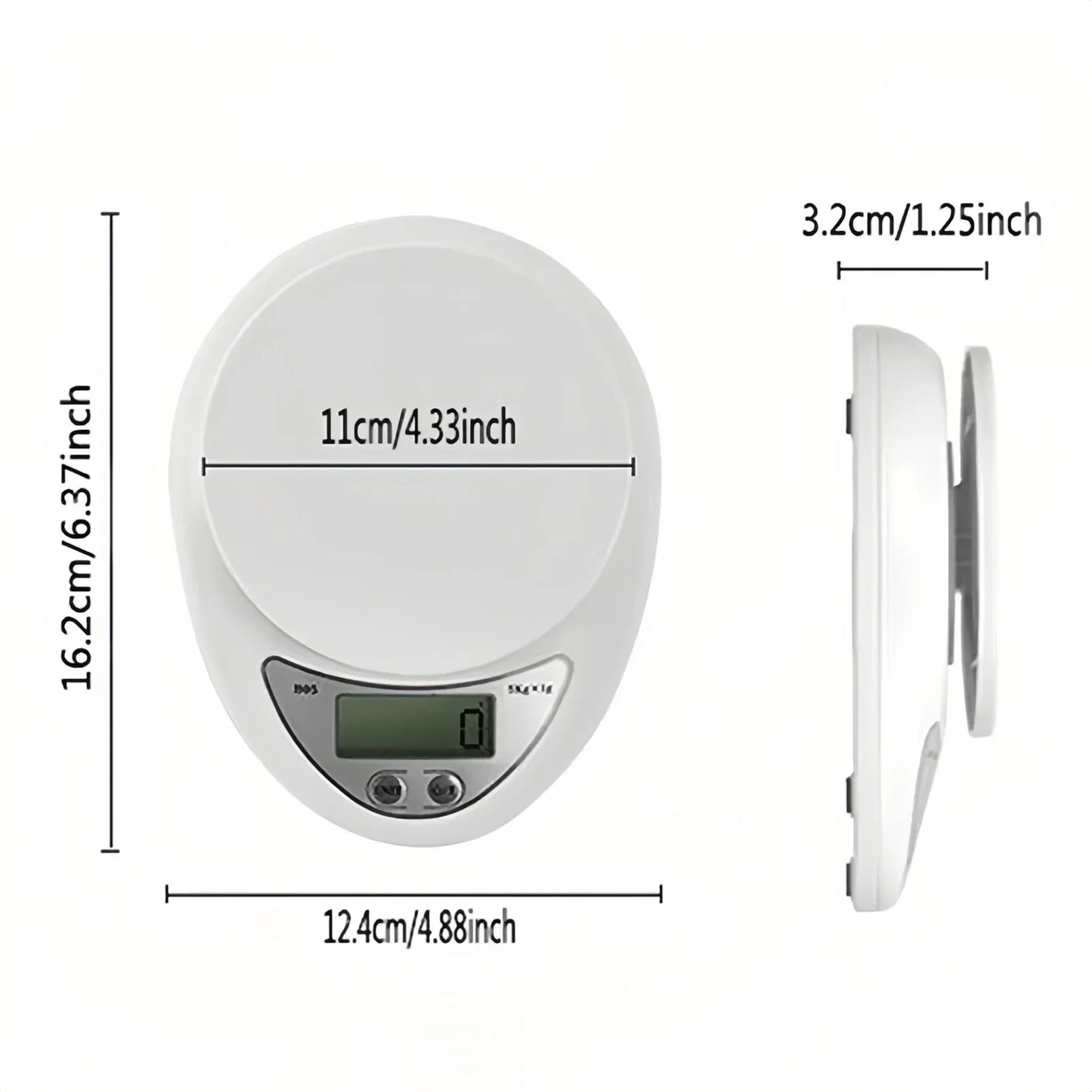 5kg/1g Electronic Scales Portable Digital LED Display Food Balance Measuring Weight Scale Kitchen Baking Scale Kitchen Tools