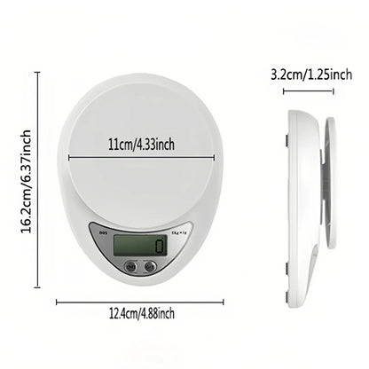 5kg/1g Electronic Scales Portable Digital LED Display Food Balance Measuring Weight Scale Kitchen Baking Scale Kitchen Tools