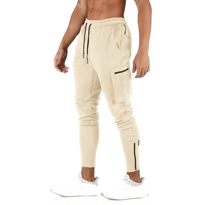 Men's Tactical Cargo Jogger Pants Camo Cotton Elastic Waist Gym Workout Running Training Streetwear Casual Sportswear Trousers