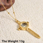 1Pc Gothic Moon Cross Round Memory Relicario Pendant Necklaces Jewelry Animal Glass Floating Cremation Ashes Locket Men Collares