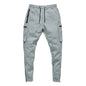 Men's Cargo Pants Gym Workout Sweatpants Tactical Training Track Pants Fitness Casual Jogger Trousers Outdoor Hiking Sport Pants