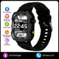 LAXASFIT 2026 New LED Men's Smart Watch Bluetooth Voice Control Multi-Sport Modes Health Monitoring Outdoor Sports Smartwatch