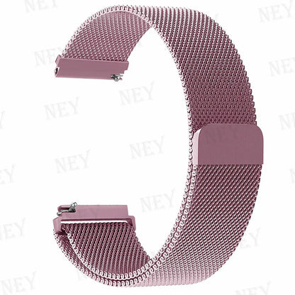 20mm/22mm Milanese band For Amazfit GTS/2/2e/3/4/GTS2 Mini/GTR 47mm/GTR2/3/4/Pro stratos Metal Bracelet Amazfit bip 3 pro strap