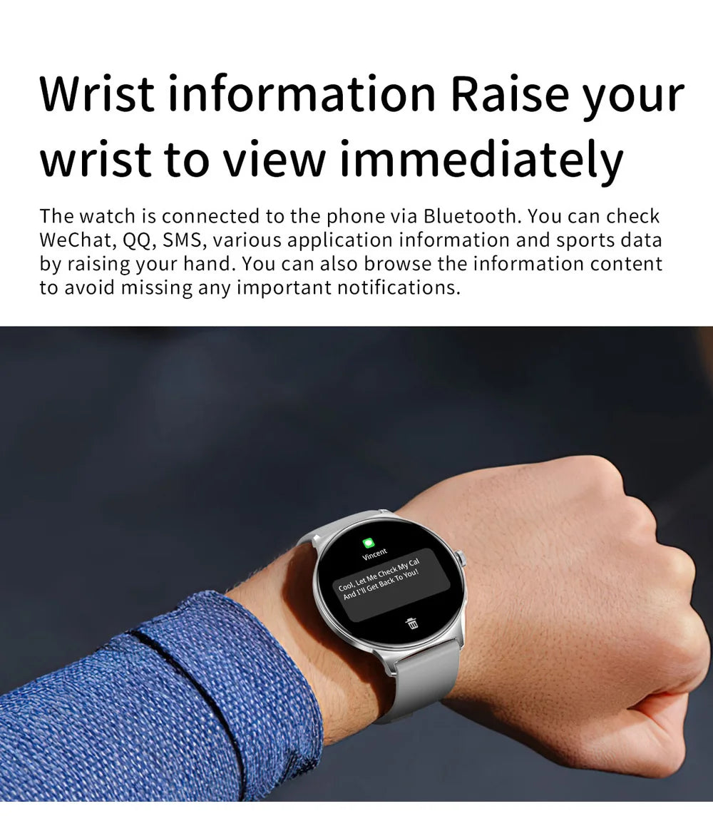 COLMI V89 Women's Smartwatch 1.43” AMOLED Display Bluetooth Phone Calls Health Tracker Waterproof Bluetooth Smart Watch