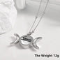 1Pc Gothic Moon Cross Round Memory Relicario Pendant Necklaces Jewelry Animal Glass Floating Cremation Ashes Locket Men Collares
