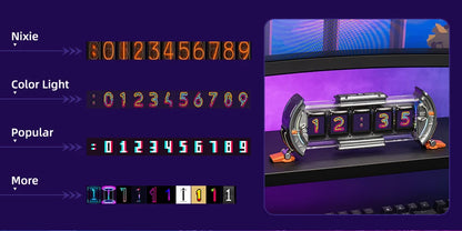 Divoom Times Gate Pixel Art Setup Clock With Smart App Control RGB LED Display Home Desktop Decor Birthday Gift Pixel 컴퓨터 스피커