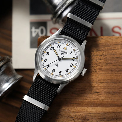 Militado ML22 Limited Edition Quartz Watch Miyota 2035 Movement K1 Glass Vintage Watch BGW9 C3 Luminous 10Bar Men's Watch