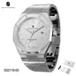 SAPPHERO Fashion Men's Watches Stainless Steel Watches Men's Business Watches Date Display Waterproof Men's Watches For Men