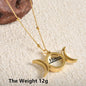 1Pc Gothic Moon Cross Round Memory Relicario Pendant Necklaces Jewelry Animal Glass Floating Cremation Ashes Locket Men Collares