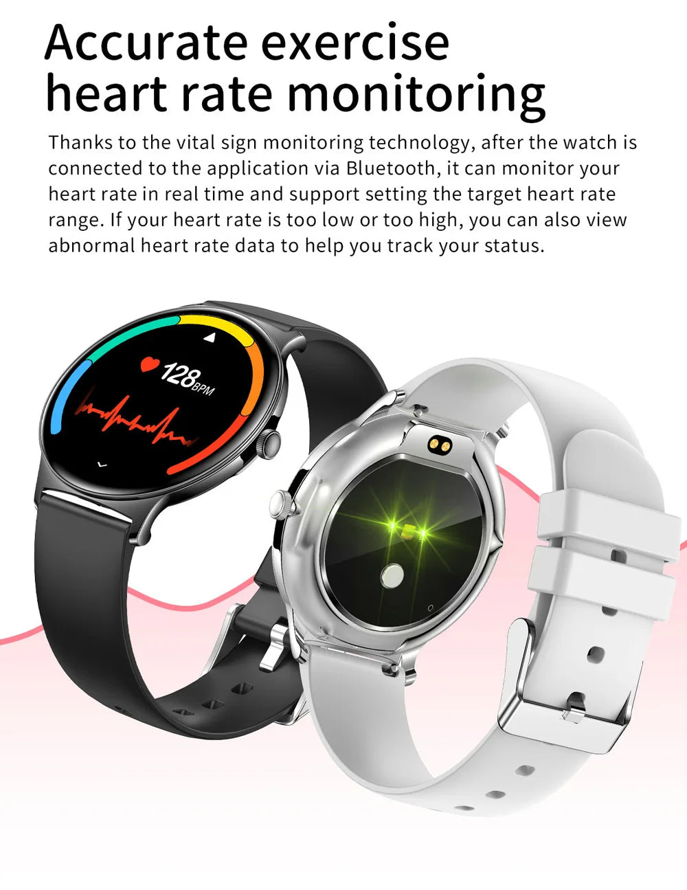 COLMI V89 Women's Smartwatch 1.43” AMOLED Display Bluetooth Phone Calls Health Tracker Waterproof Bluetooth Smart Watch