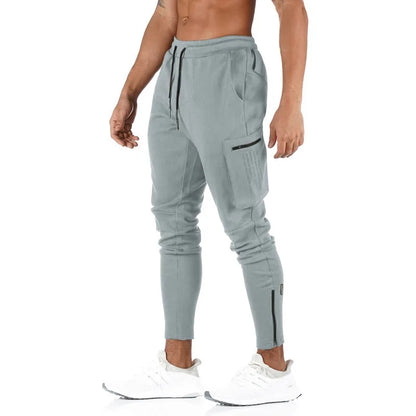 Men's Tactical Cargo Jogger Pants Camo Cotton Elastic Waist Gym Workout Running Training Streetwear Casual Sportswear Trousers