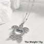 1Pc Gothic Moon Cross Round Memory Relicario Pendant Necklaces Jewelry Animal Glass Floating Cremation Ashes Locket Men Collares