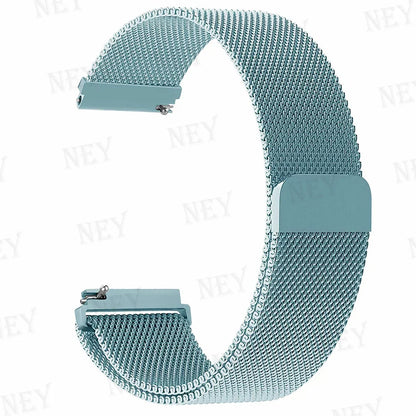 20mm/22mm Milanese band For Amazfit GTS/2/2e/3/4/GTS2 Mini/GTR 47mm/GTR2/3/4/Pro stratos Metal Bracelet Amazfit bip 3 pro strap