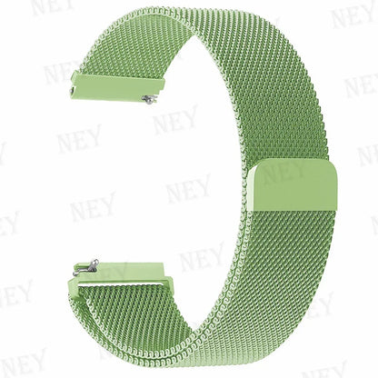 20mm/22mm Milanese band For Amazfit GTS/2/2e/3/4/GTS2 Mini/GTR 47mm/GTR2/3/4/Pro stratos Metal Bracelet Amazfit bip 3 pro strap
