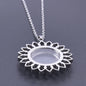 1Pc Gothic Moon Cross Round Memory Relicario Pendant Necklaces Jewelry Animal Glass Floating Cremation Ashes Locket Men Collares