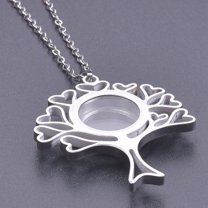 1Pc Gothic Moon Cross Round Memory Relicario Pendant Necklaces Jewelry Animal Glass Floating Cremation Ashes Locket Men Collares