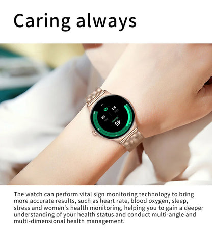COLMI V89 Women's Smartwatch 1.43” AMOLED Display Bluetooth Phone Calls Health Tracker Waterproof Bluetooth Smart Watch