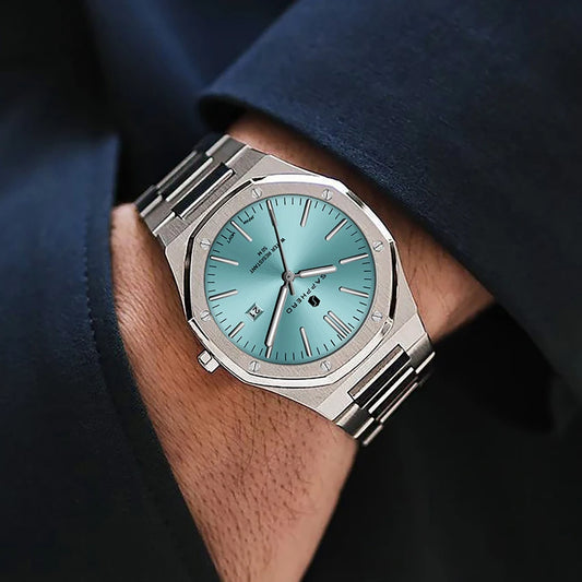 SAPPHERO Fashion Men's Watches Stainless Steel Watches Men's Business Watches Date Display Waterproof Men's Watches For Men