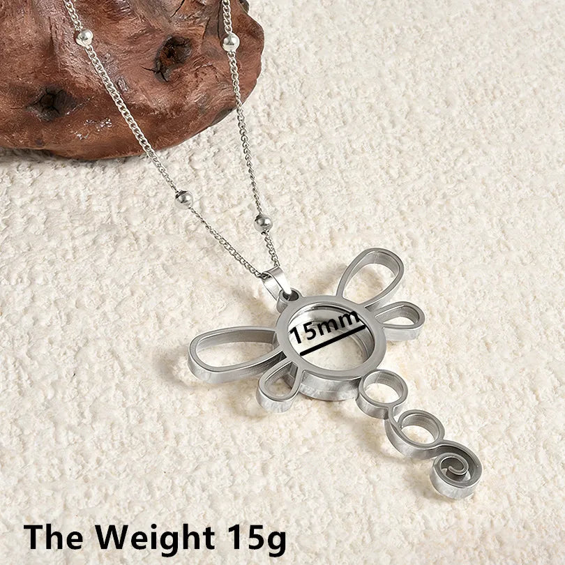 1Pc Gothic Moon Cross Round Memory Relicario Pendant Necklaces Jewelry Animal Glass Floating Cremation Ashes Locket Men Collares