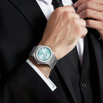 SAPPHERO Fashion Men's Watches Stainless Steel Watches Men's Business Watches Date Display Waterproof Men's Watches For Men