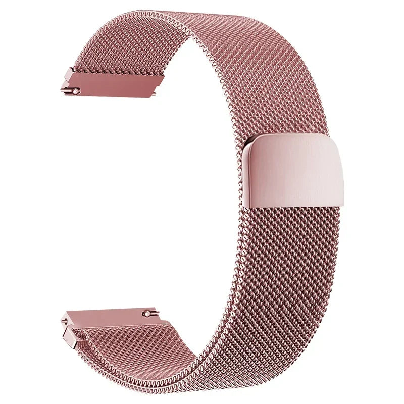 20mm/22mm Milanese band For Amazfit GTS/2/2e/3/4/GTS2 Mini/GTR 47mm/GTR2/3/4/Pro stratos Metal Bracelet Amazfit bip 3 pro strap