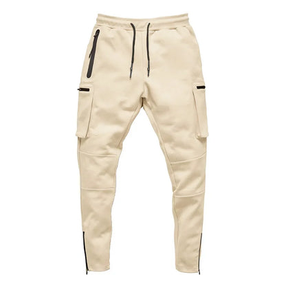 Men's Cargo Pants Gym Workout Sweatpants Tactical Training Track Pants Fitness Casual Jogger Trousers Outdoor Hiking Sport Pants
