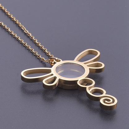 1Pc Gothic Moon Cross Round Memory Relicario Pendant Necklaces Jewelry Animal Glass Floating Cremation Ashes Locket Men Collares