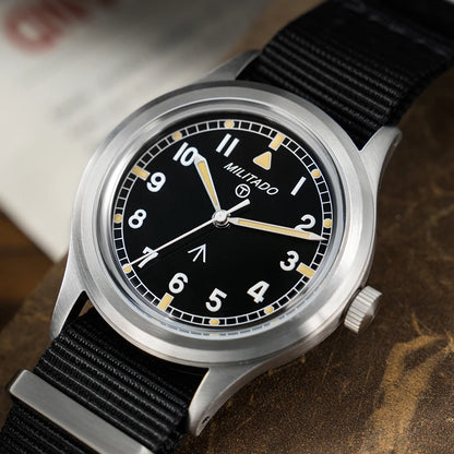 Militado ML22 Limited Edition Quartz Watch Miyota 2035 Movement K1 Glass Vintage Watch BGW9 C3 Luminous 10Bar Men's Watch