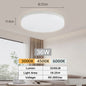 Modern LED Ceiling Lamp 18-48W Flush Mount 3000K-6000K Daylight Home Lighting for Bedroom Living Room Kitchen Hallway