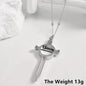 1Pc Gothic Moon Cross Round Memory Relicario Pendant Necklaces Jewelry Animal Glass Floating Cremation Ashes Locket Men Collares