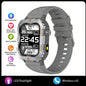 LAXASFIT 2026 New LED Men's Smart Watch Bluetooth Voice Control Multi-Sport Modes Health Monitoring Outdoor Sports Smartwatch