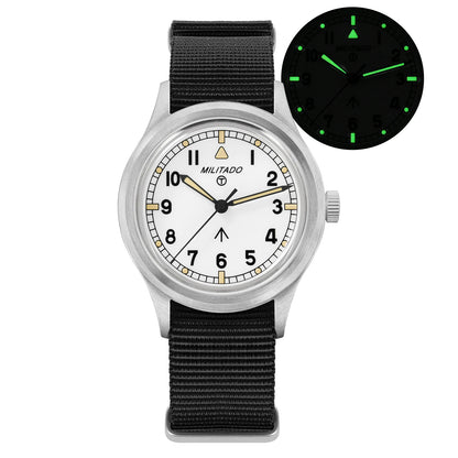Militado ML22 Limited Edition Quartz Watch Miyota 2035 Movement K1 Glass Vintage Watch BGW9 C3 Luminous 10Bar Men's Watch