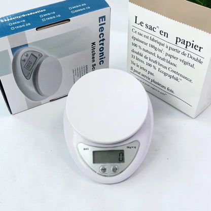 5kg/1g Electronic Scales Portable Digital LED Display Food Balance Measuring Weight Scale Kitchen Baking Scale Kitchen Tools