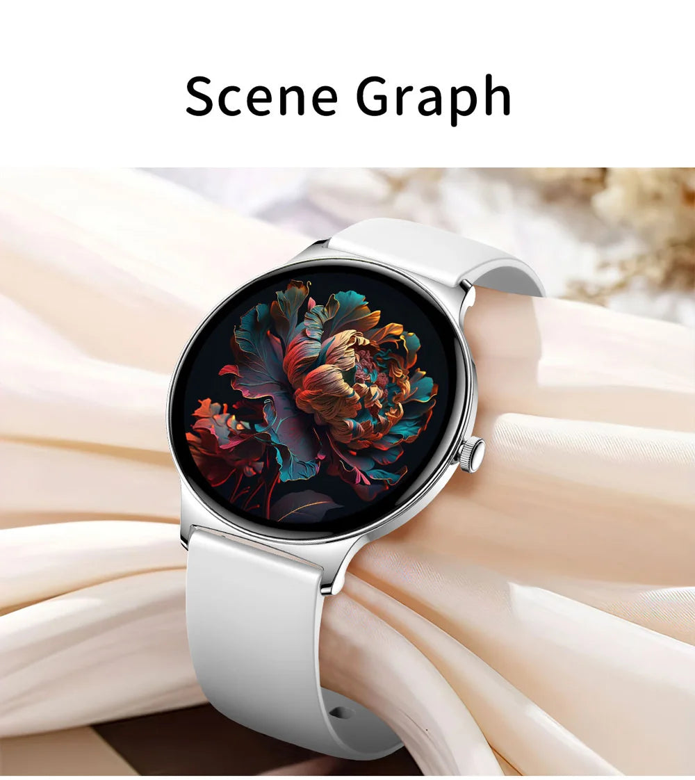 COLMI V89 Women's Smartwatch 1.43” AMOLED Display Bluetooth Phone Calls Health Tracker Waterproof Bluetooth Smart Watch