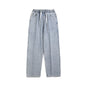 Men's Elastic Waist Loose Straight Drooping Mop Pants