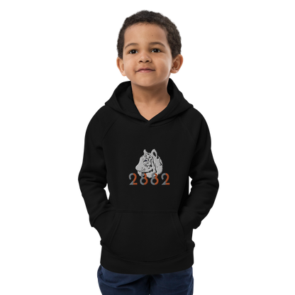 2882Sport Tropics Of OZ Embroidered Tiger Kids Eco hoodie