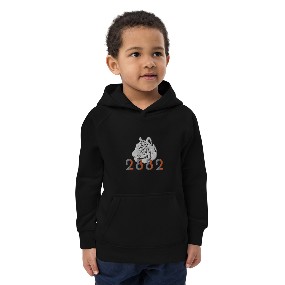 2882Sport Tropics Of OZ Embroidered Tiger Kids Eco hoodie