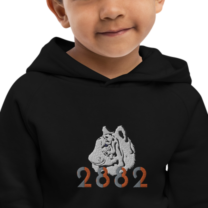 2882Sport Tropics Of OZ Embroidered Tiger Kids Eco hoodie