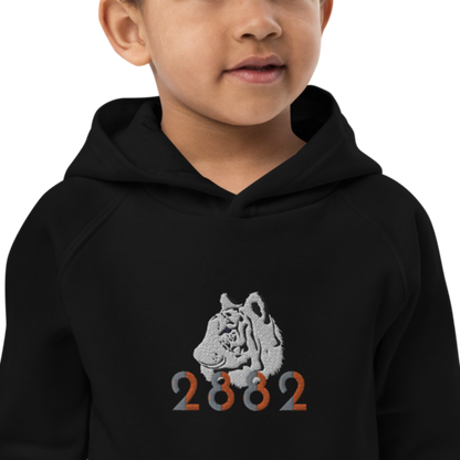 2882Sport Tropics Of OZ Embroidered Tiger Kids Eco hoodie