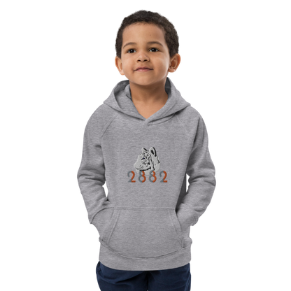 2882Sport Tropics Of OZ Embroidered Tiger Kids Eco hoodie