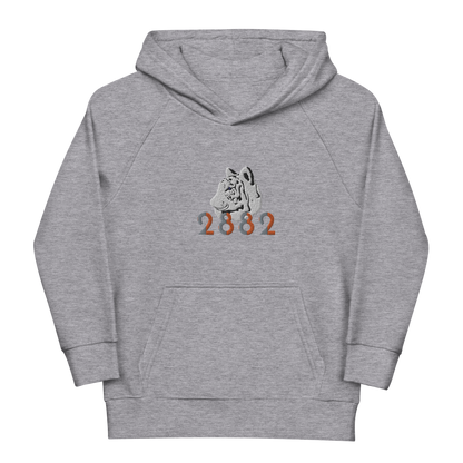 2882Sport Tropics Of OZ Embroidered Tiger Kids Eco hoodie